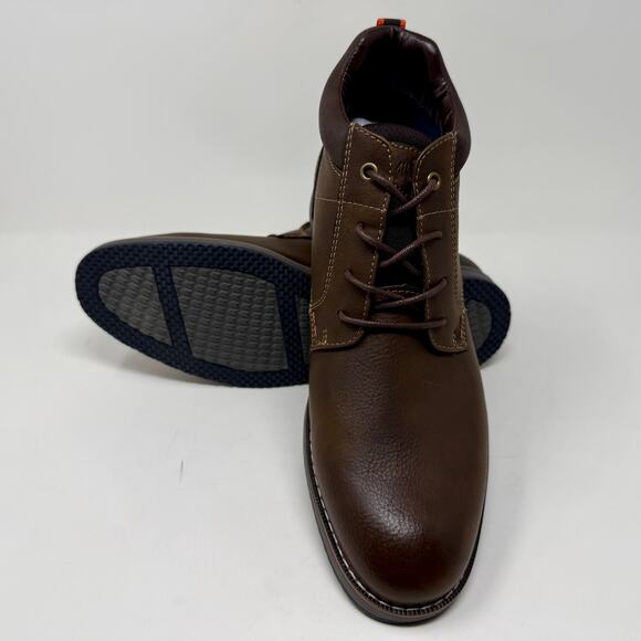 Nunn Bush Chuka Hiker Boots Brand New In Box Mens 8 1/2 Brown Cognac S-1533 - Picture 12 of 16